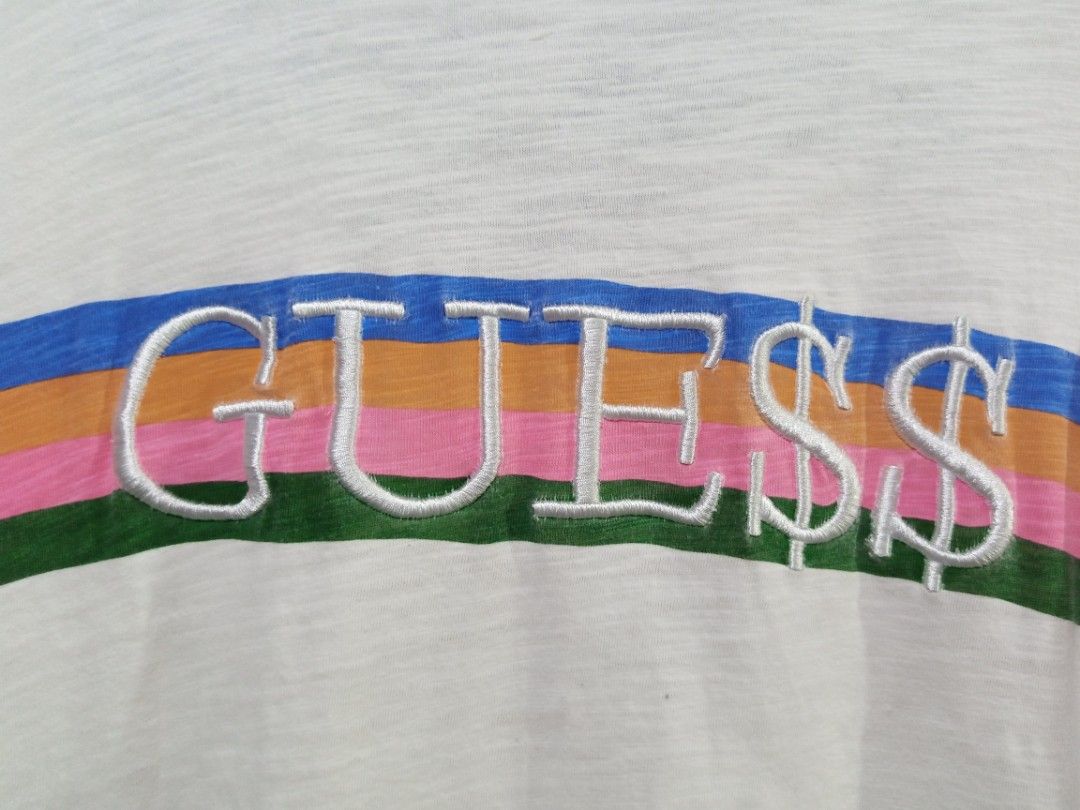 Guess dollar online sign shirt