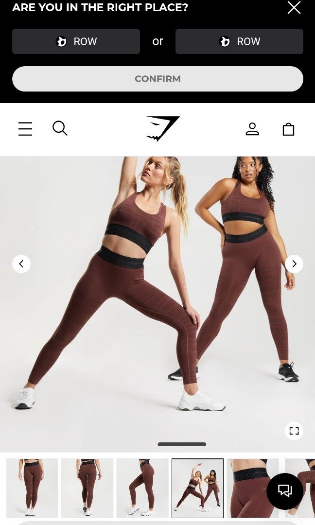 Gymshark Vision Legging (Small), Women's Fashion, Activewear on Carousell