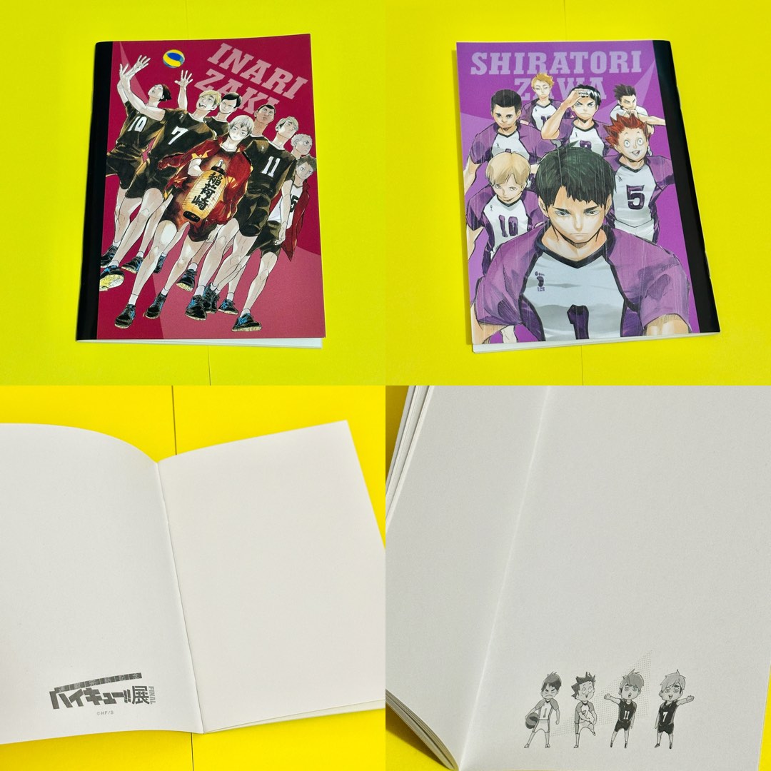 Haikyuu!! Exhibition Goods Mini Notebook 15x10.3cm (16 leaves) Php