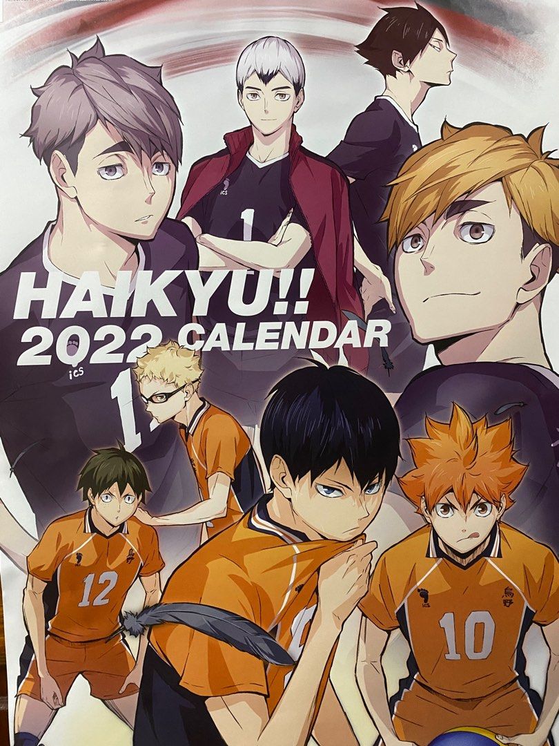 haikyuu poster calendar, Hobbies & Toys, Memorabilia & Collectibles, J