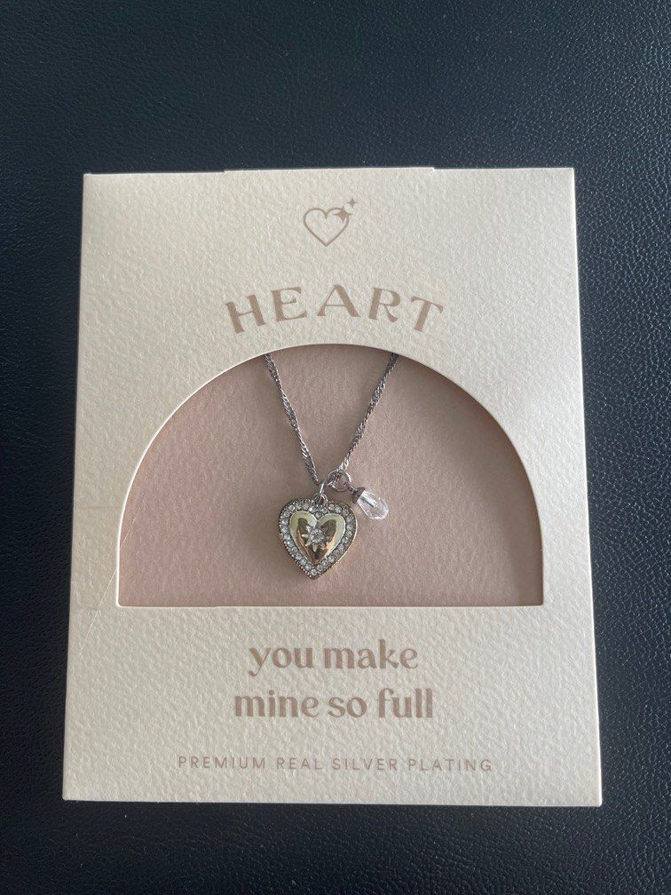 Real heart necklace top