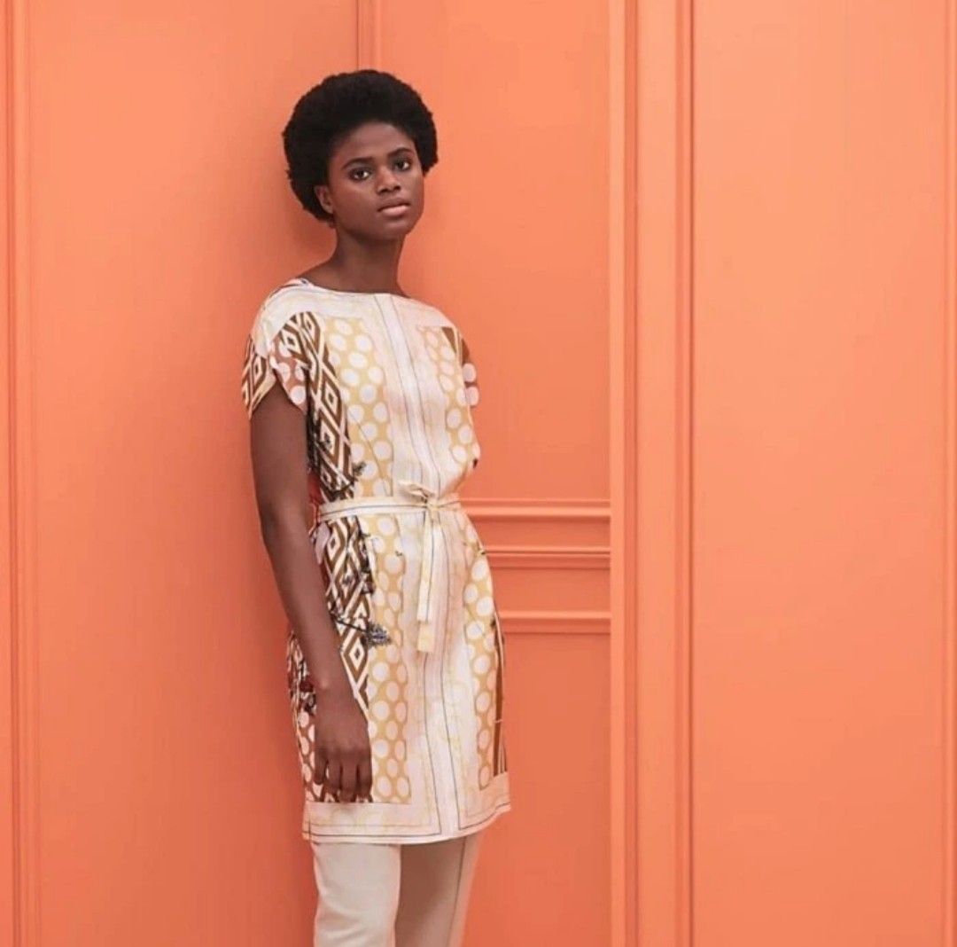 Hermes silk discount dress