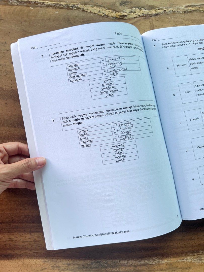 IGCSE Malay Workbook Vol 2 (A+B) (3E), Hobbies & Toys, Books ...