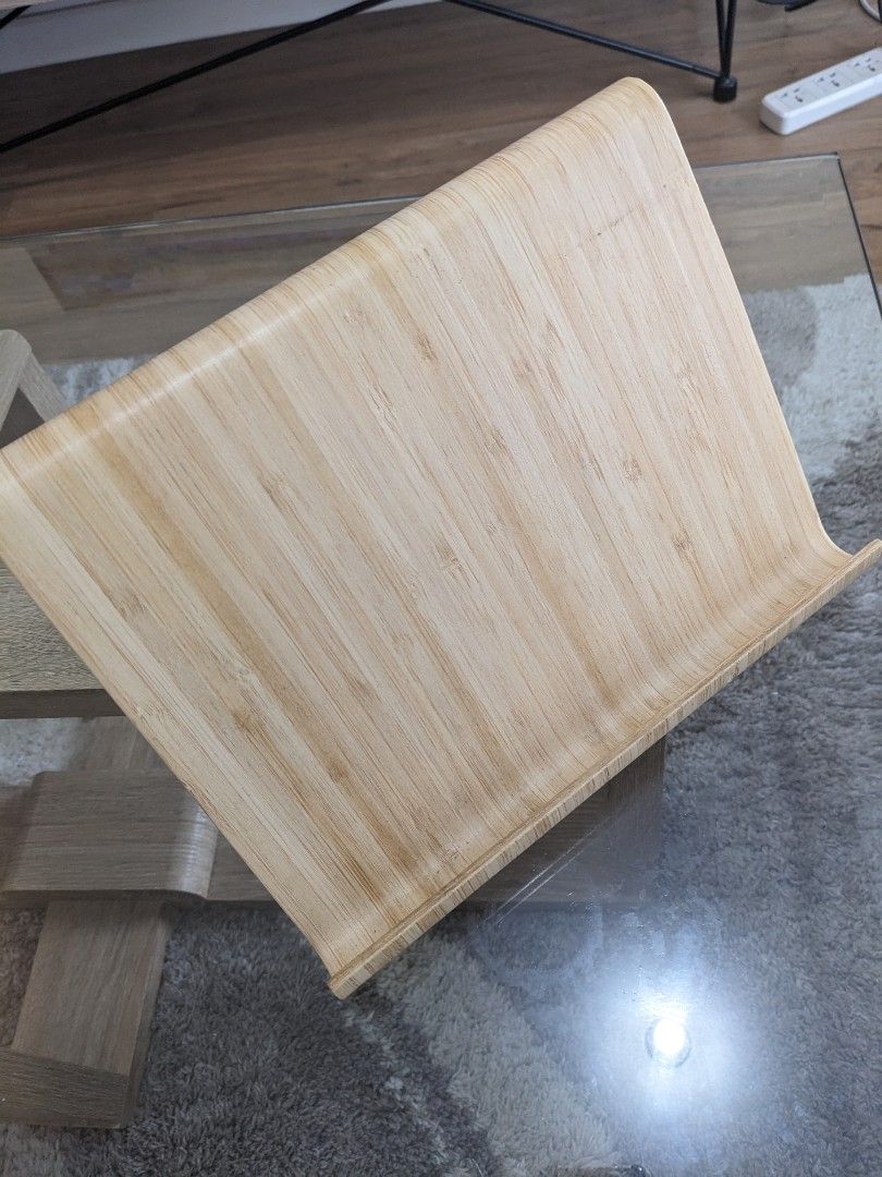 IKEA tablet stand bamboo, Furniture & Home Living, Home Improvement