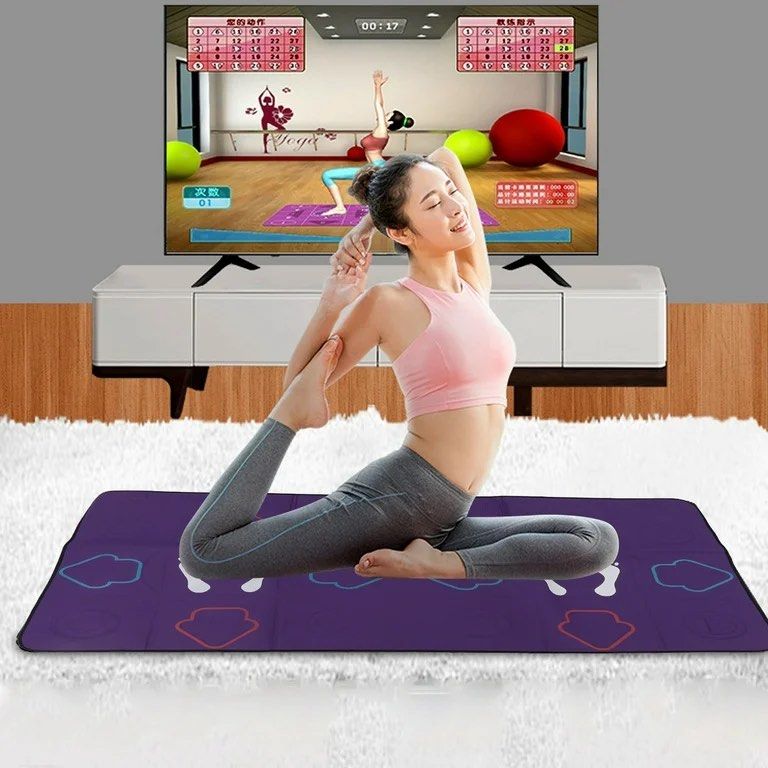 Yoga Mat Electronic Dance Mat - Workout Fitness Non-slip Dance Mat