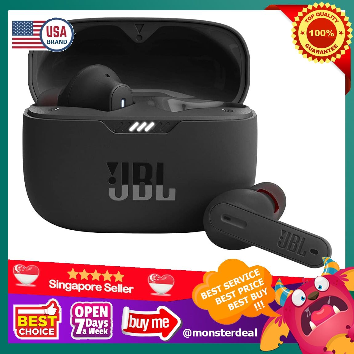 Headphones Carousell JBL Audio, Headsets Black, 230NC (Black) True Noise (Headphones), Headphones In-Ear on Small - & TWS Wireless Cancelling Tune