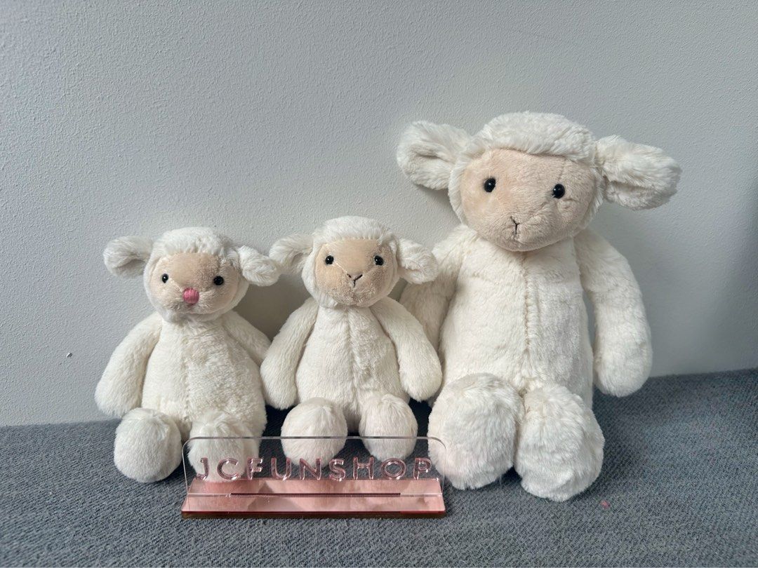 Jellycat Bashful Lamb Small Medium Hobbies Toys Toys Games on Carousell