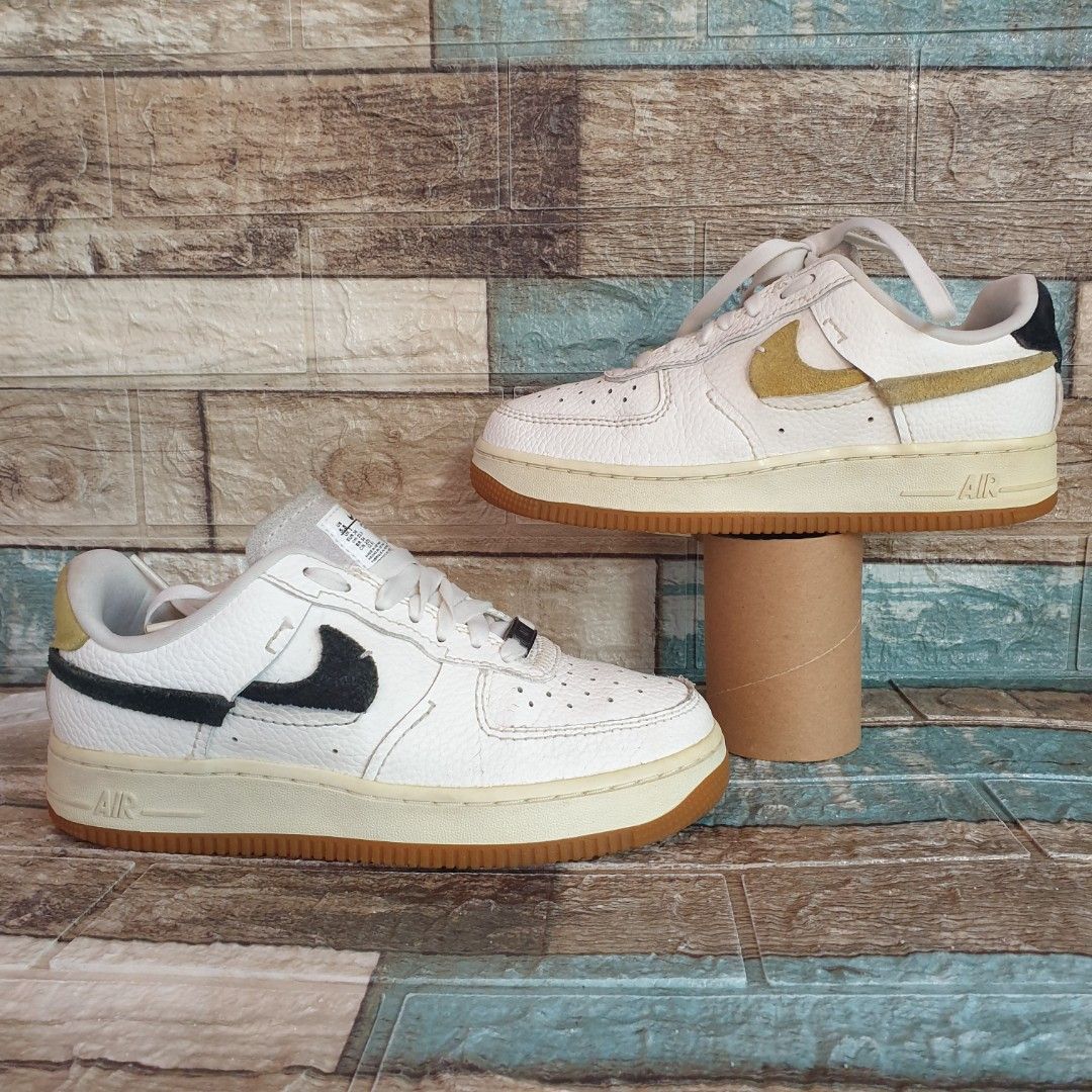 nike air force 1 vandalized sail chrome yellow