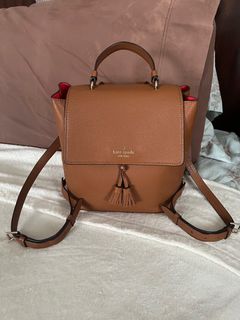 kate spade leather backpack