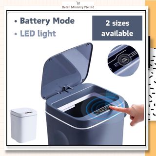 Smart Sensor USB Trash Can Home Intelligent Waste Bin Rubbish Dustbin  Kitchen.
