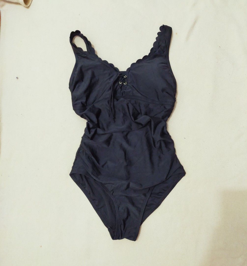 (L) KONA SOL TUMMY CONTROL GROMMET ONE PIECE SWIMSUIT, Women's Fashion