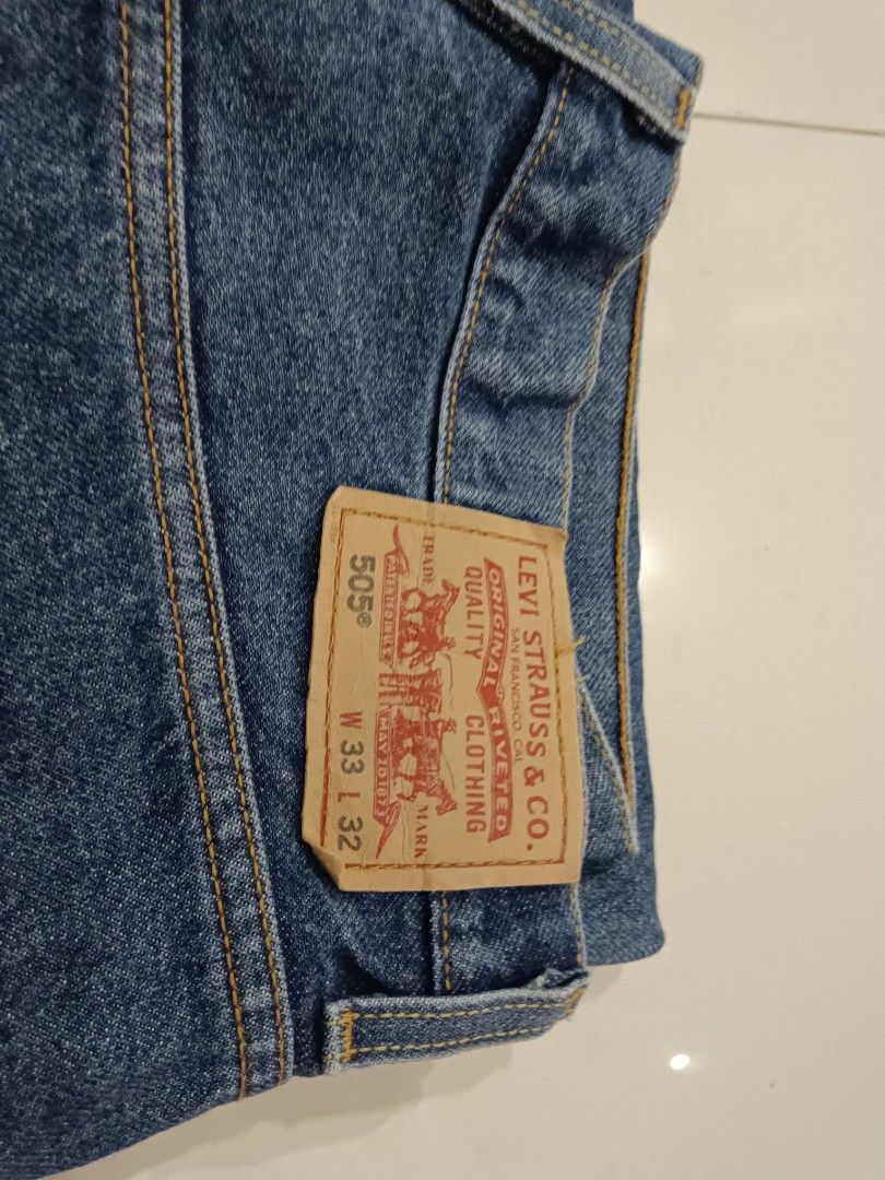 Levis 505 W33L32 Men s Fashion Bottoms Jeans on Carousell