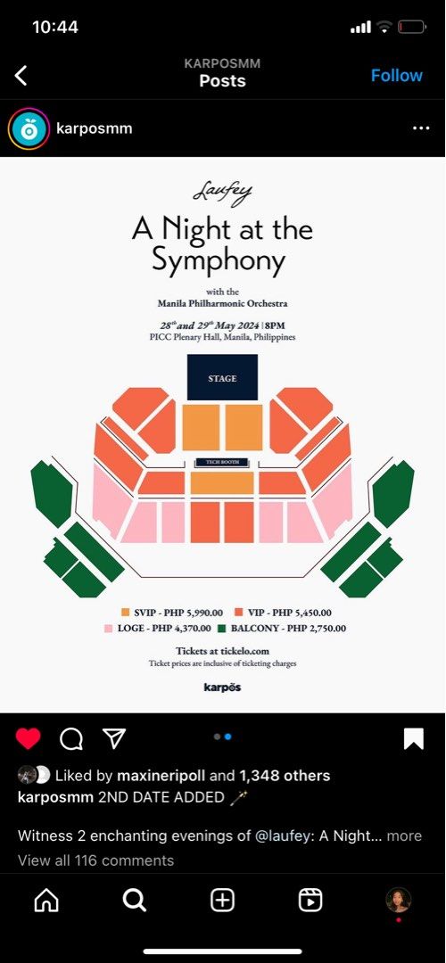 LF LAUFEY TICKETS FOR 3 (Category: Events Tickets) located in Las Pinas. Submitted by ingridvdd012407 (Listing ID 1278773133, Image 1). Description: .
