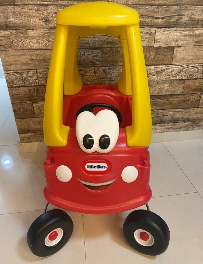 Red and yellow ride 2024 in car from little tikes