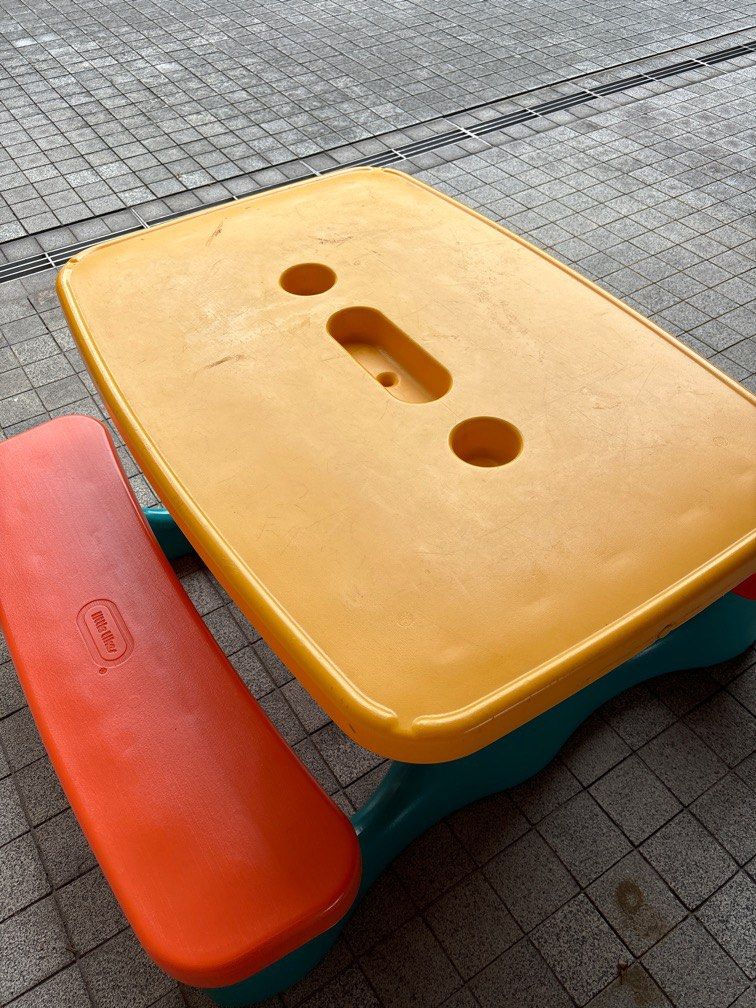 Little tikes picnic table used discount