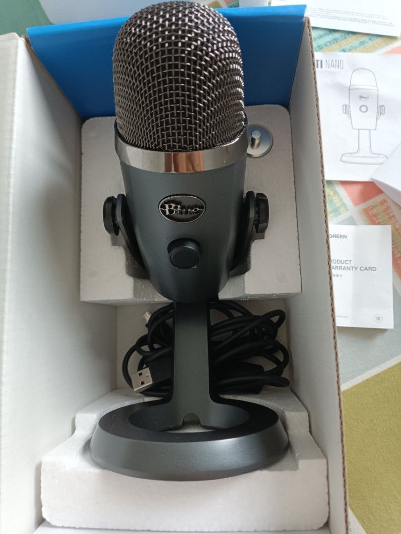 Logitech blue yeti nano, Audio, Microphones on Carousell