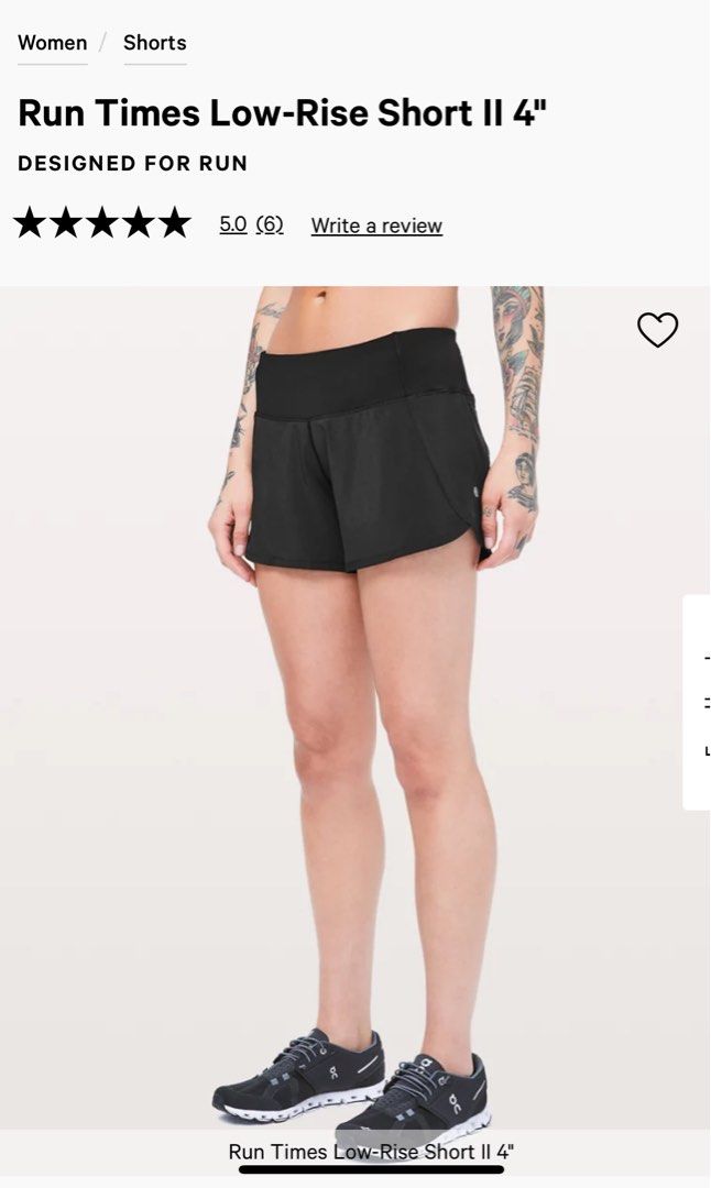 Lululemon run times short review 2025