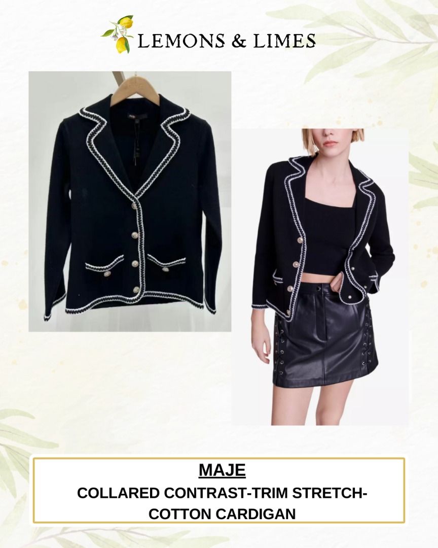 Maje cropped jacket shop