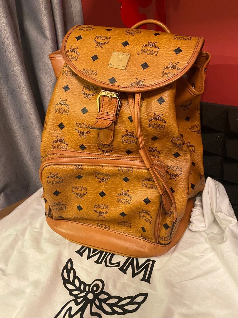 Mcm heritage backpack top