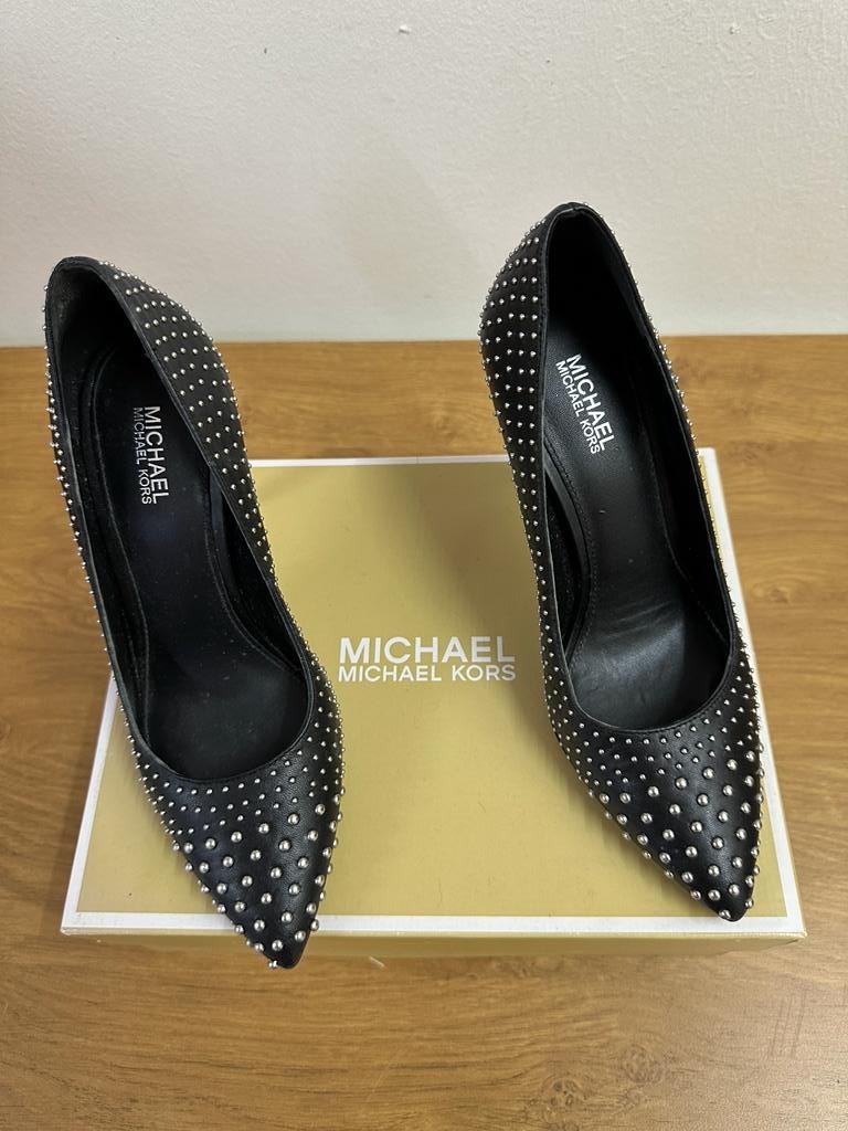 Michael kors claire new arrivals leather pump