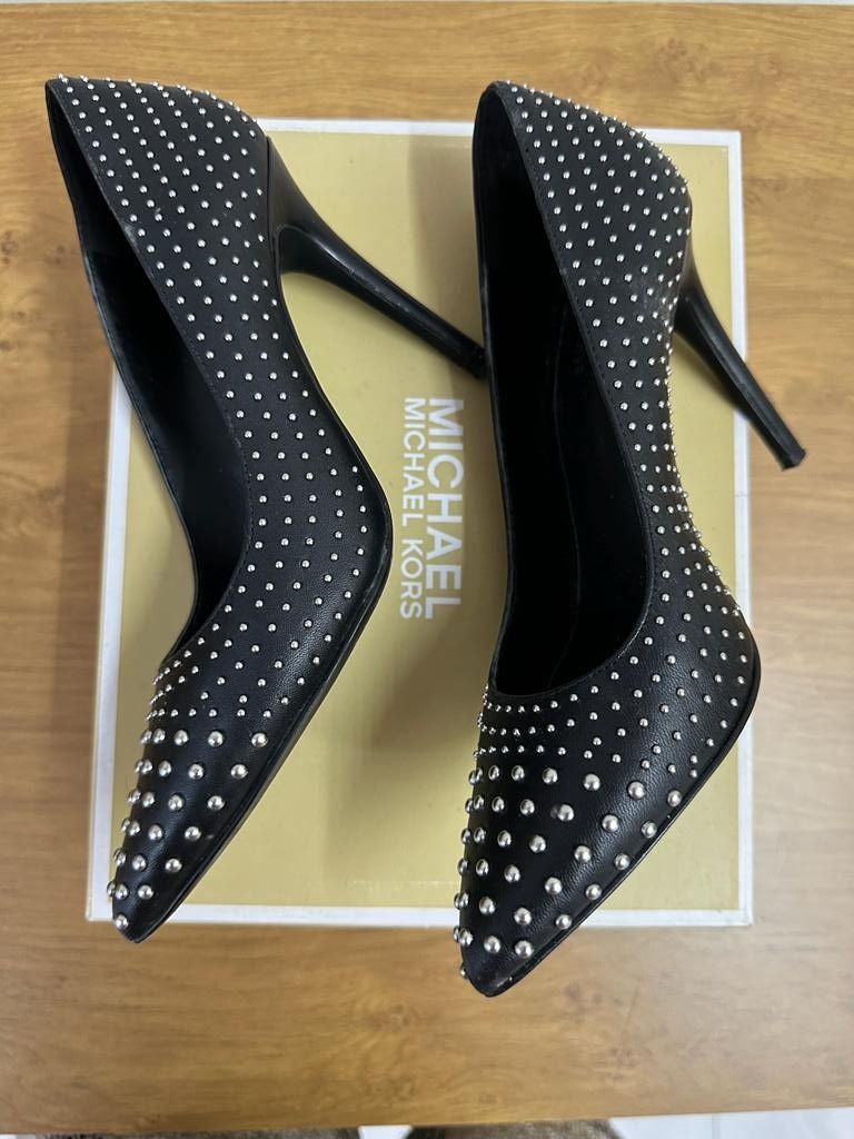 Michael Kors Claire Pump Leather 40T9CLHP1L US 5M Black