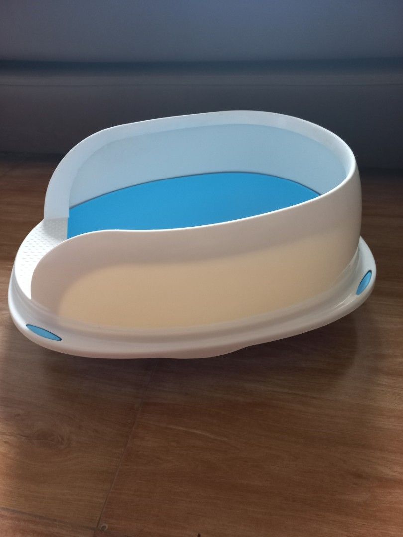 Michiko Luxe HIGHBACK round litter pan XL size, Pet Supplies, Homes