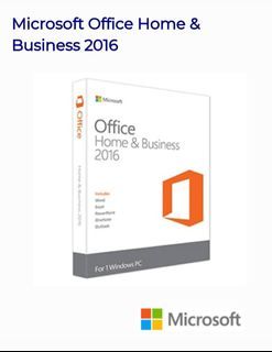 Microsoft Office Home and Business 2016 (Licensed / Genuine)