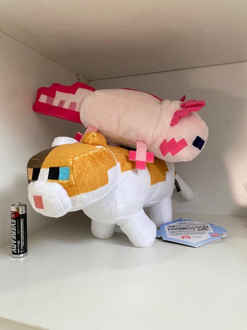 Minecraft calico cat plush deals