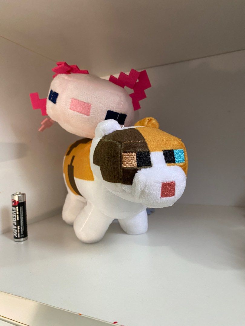 Minecraft calico cat plush deals