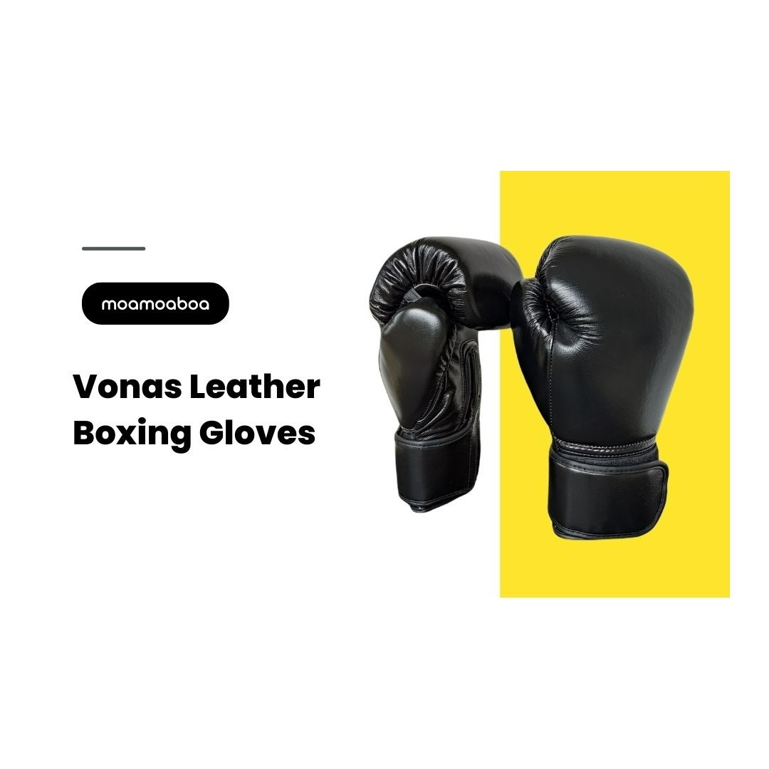 Full grain leather boxing gloves top