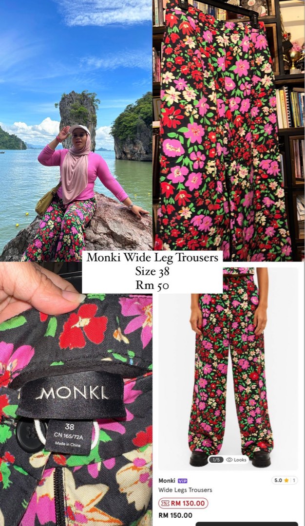Monki Pants & Trousers for Women on sale sale - discounted price