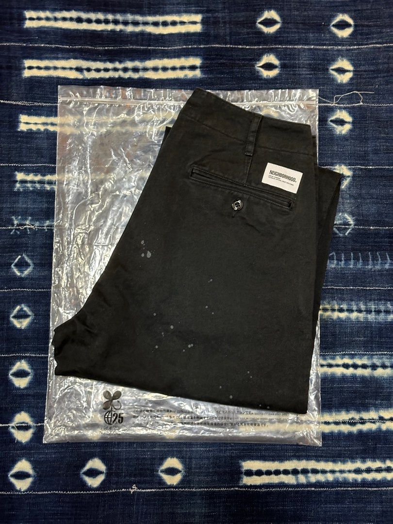 NEIGHBORHOOD 23AW SAVAGE CHINO PANTS BLACK M, 男裝, 褲＆半截裙, 長 ...
