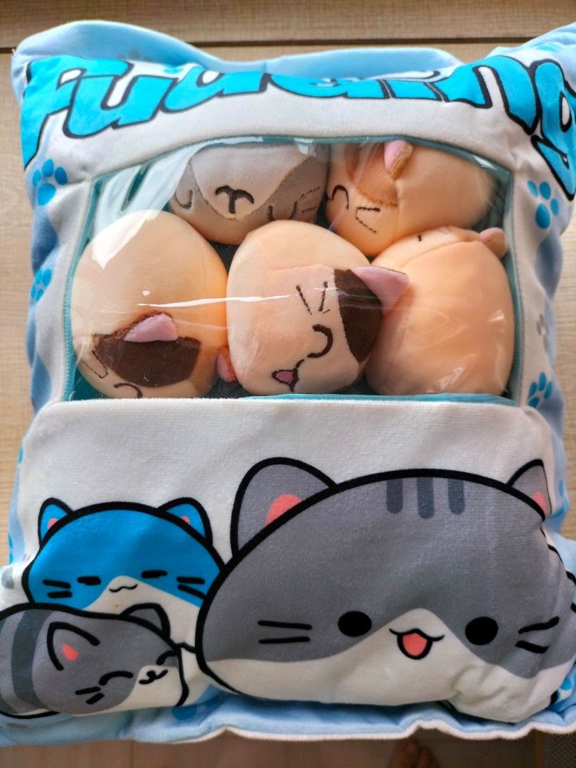 Nenalayo Cute Kitty Cat Pillow Pudding