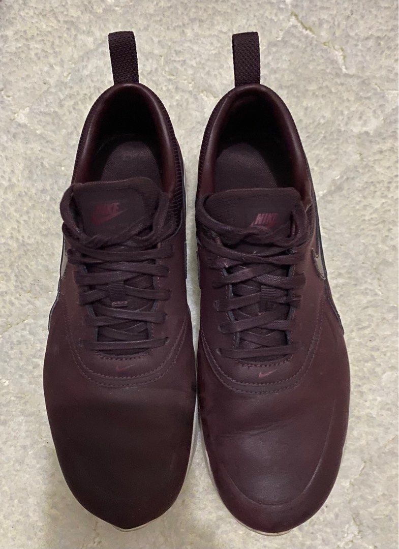 Nike thea burgundy sales