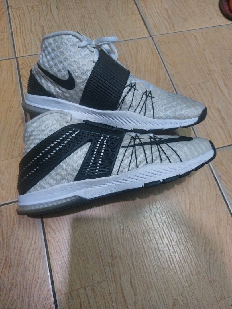 Nike Zoom Train Toranada Athletic Shoes White Black 10.5 US M
