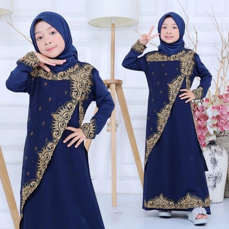 Children's abaya dress hot sale