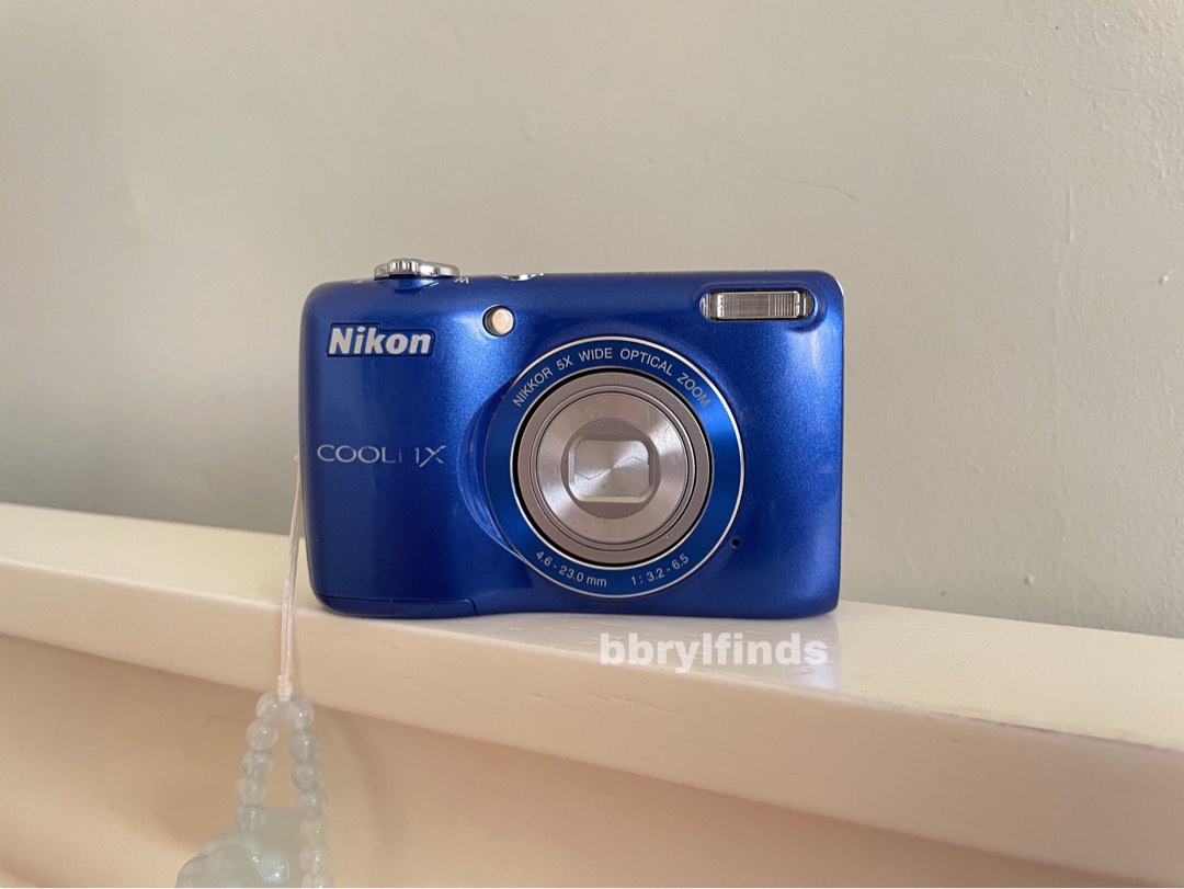 Nikon Coolpix L26 Digital Camera (Blue), Photography, Cameras on Carousell