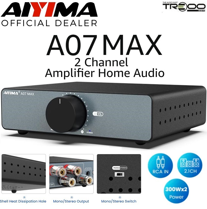 [Official] AIYIMA A07 MAX HiFi Integrated Amplifier (Official local