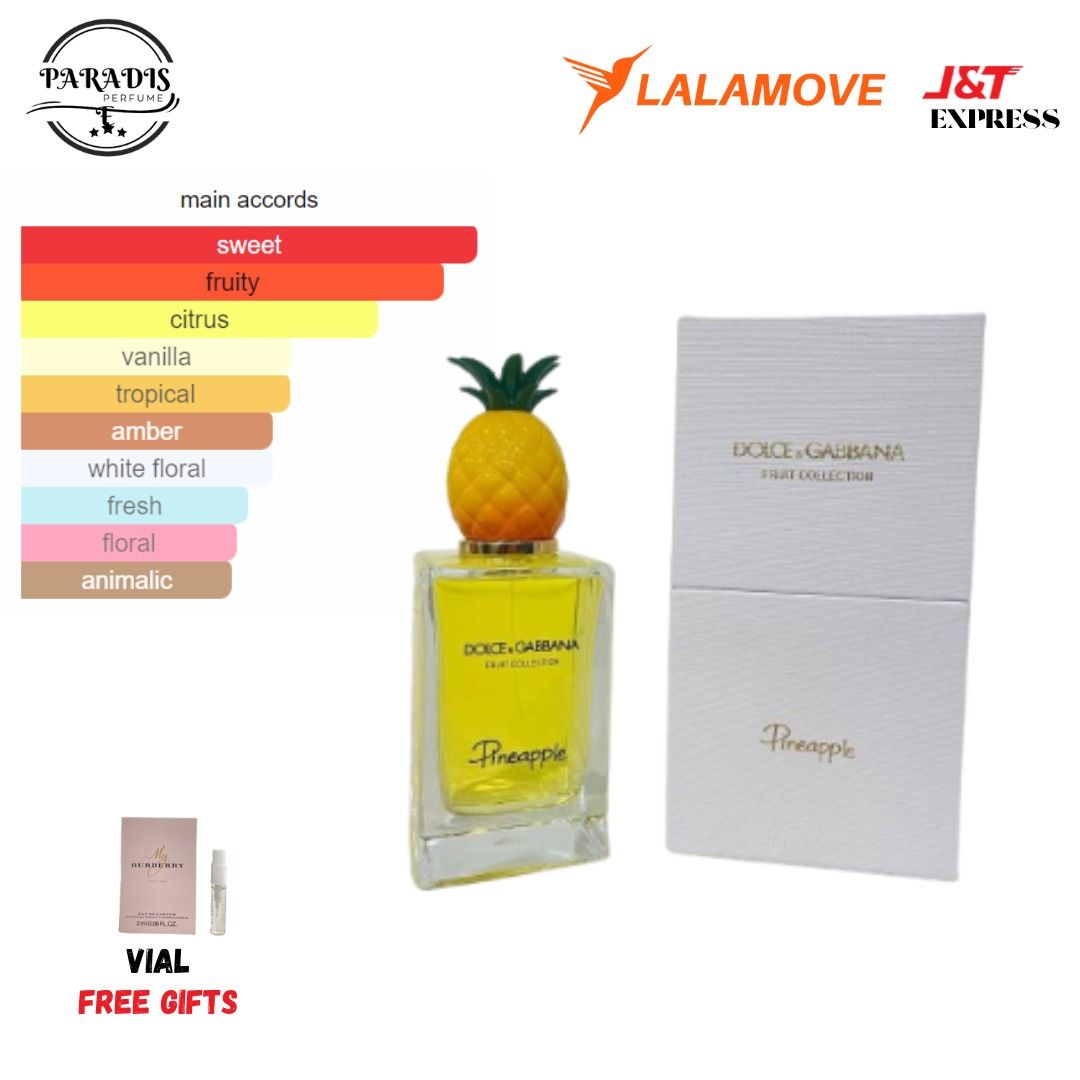 ORIGINAL AUTHENTIC DOLCE GABBANA FRUIT COLLECTION PINEAPPLE EDT 150ML