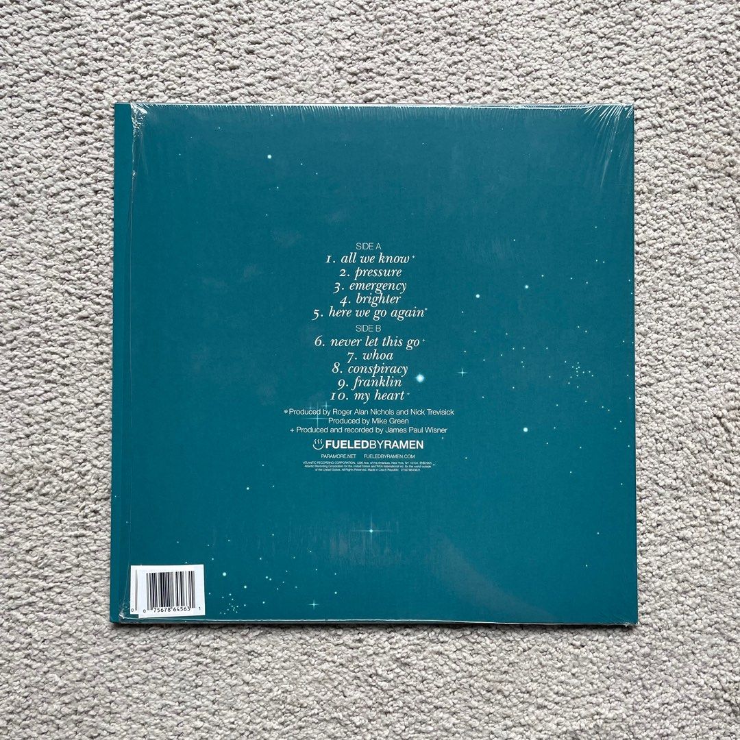 Paramore - Brand New Eyes (2009) 12” Vinyl LP, Hobbies & Toys, Music &  Media, Vinyls on Carousell