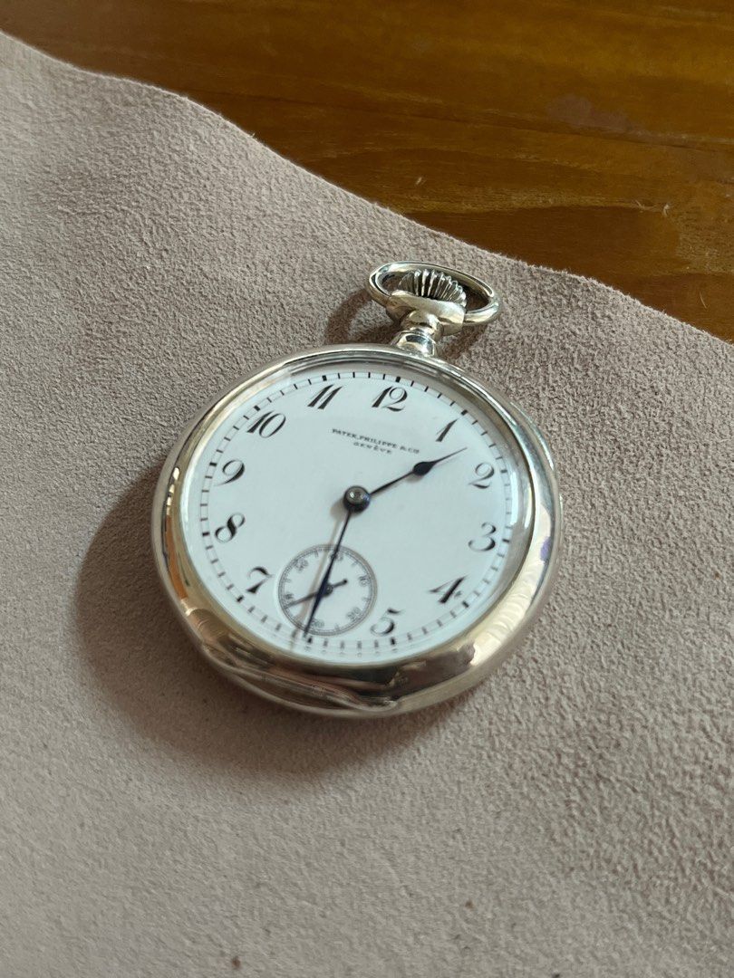 Patek philippe outlet silver pocket watch