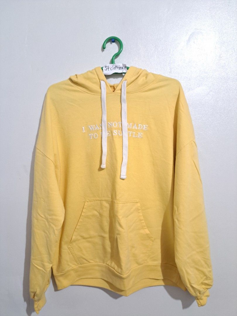 Penshoppe Yellow Hoodie Men s Fashion Tops Sets Hoodies on