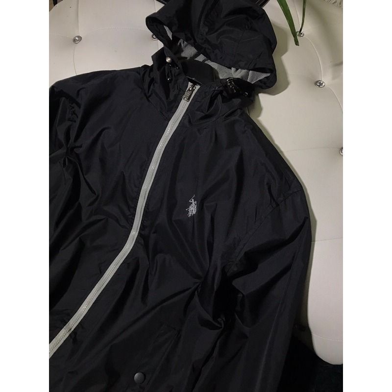 Polo discount black windbreaker