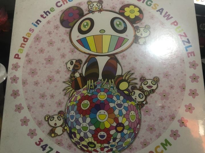 美術品/アンティーク村上隆 パズル Pandas in the Cherry Orchard! 16 ...