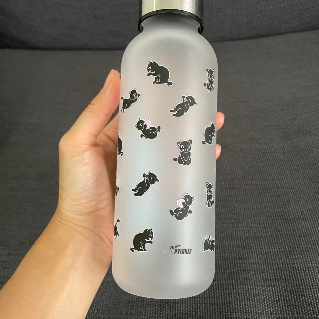 Pylones HappyGlou Cat Water Bottle, Furniture & Home Living