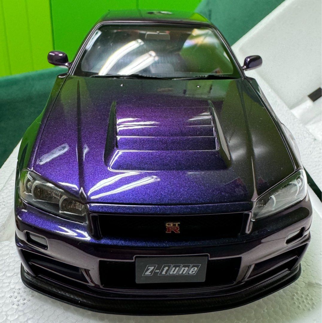 AUTOart 1/18 ニスモ Nismo R34 GT-R Z-tune （ミッドナイトパープル3 