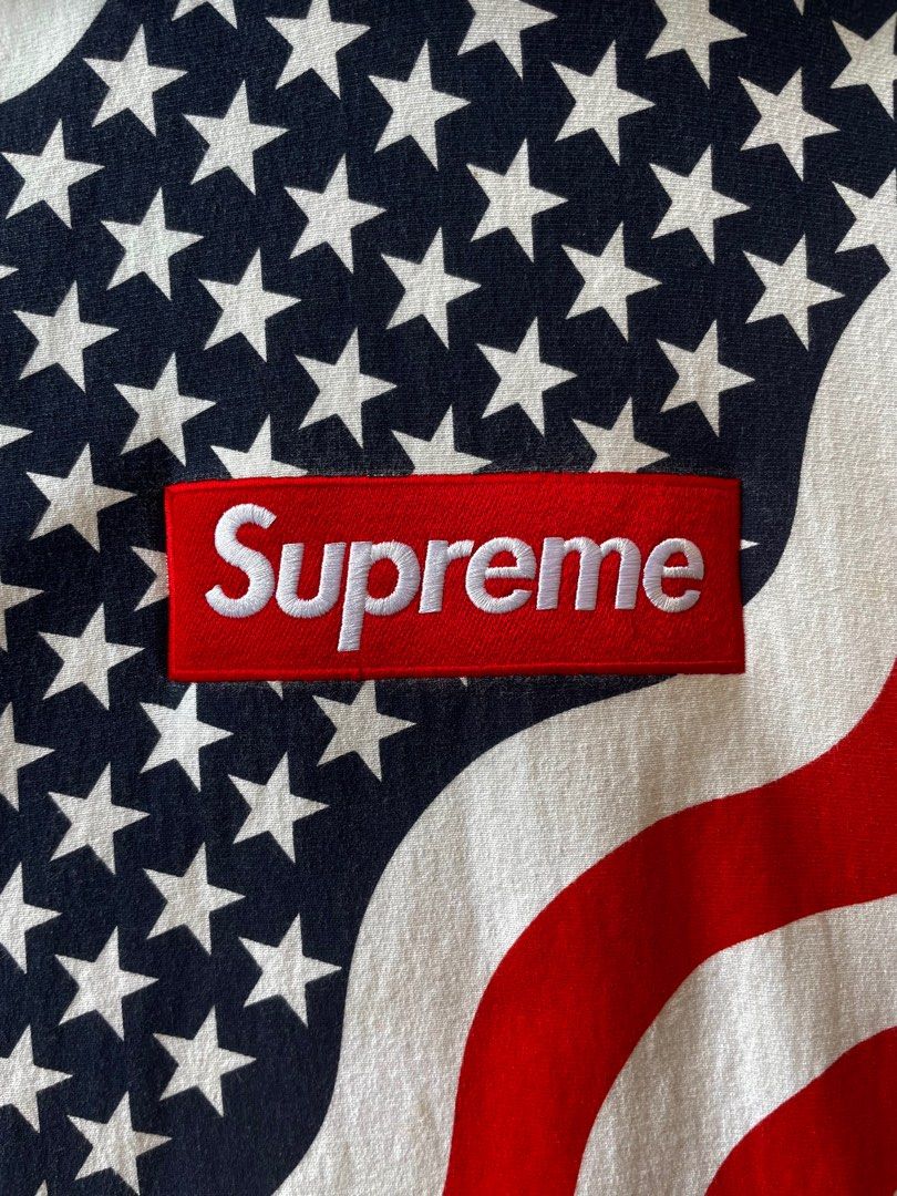Rare Piece Supreme Box Logo Pullover Hoodie Multi USA