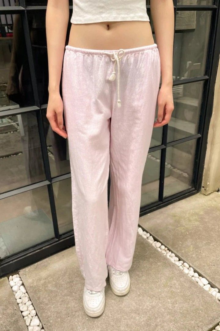 Brandy melville 2024 pink corduroy pants