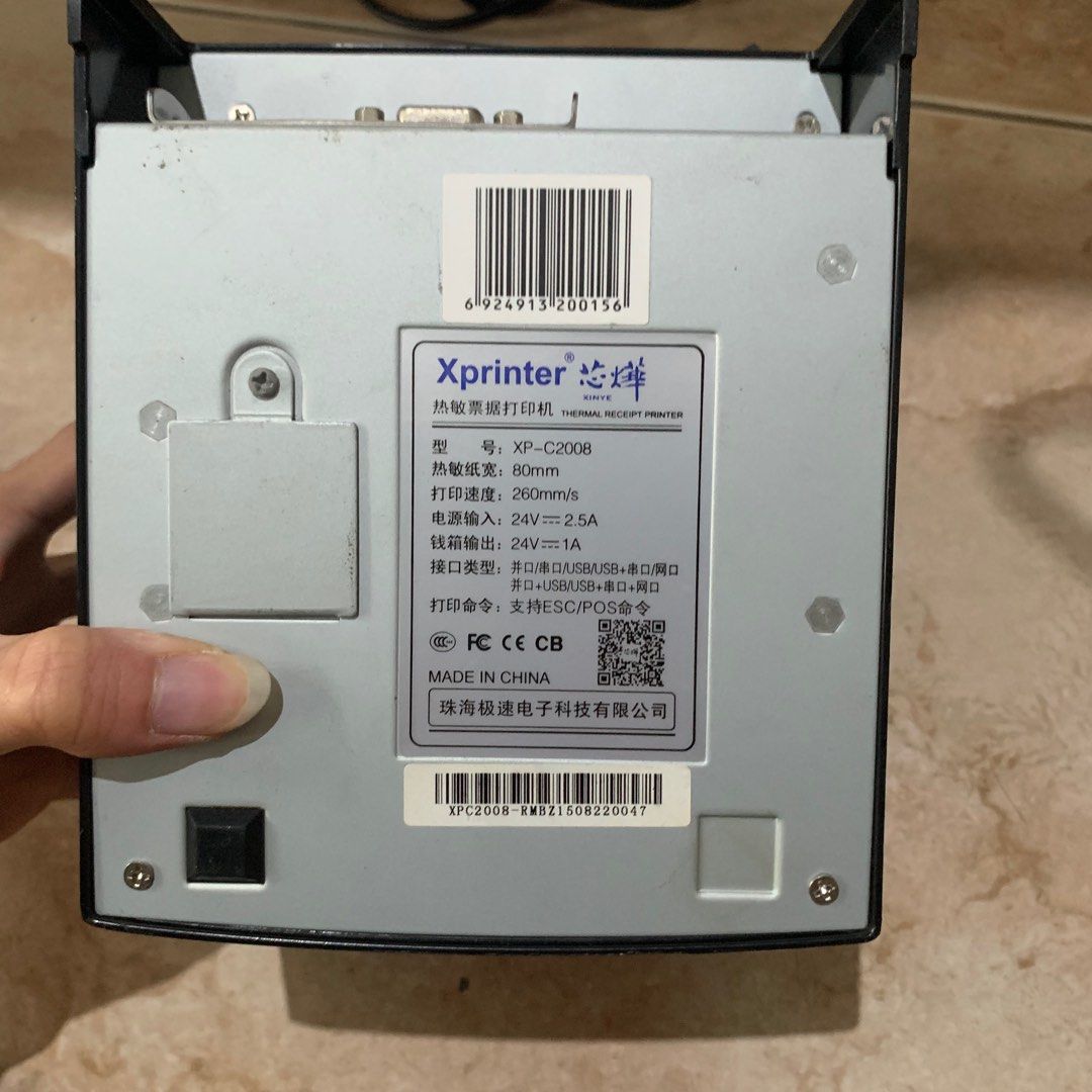 Thermal Receipt printer Xprinter XPC2008, Computers & Tech, Printers