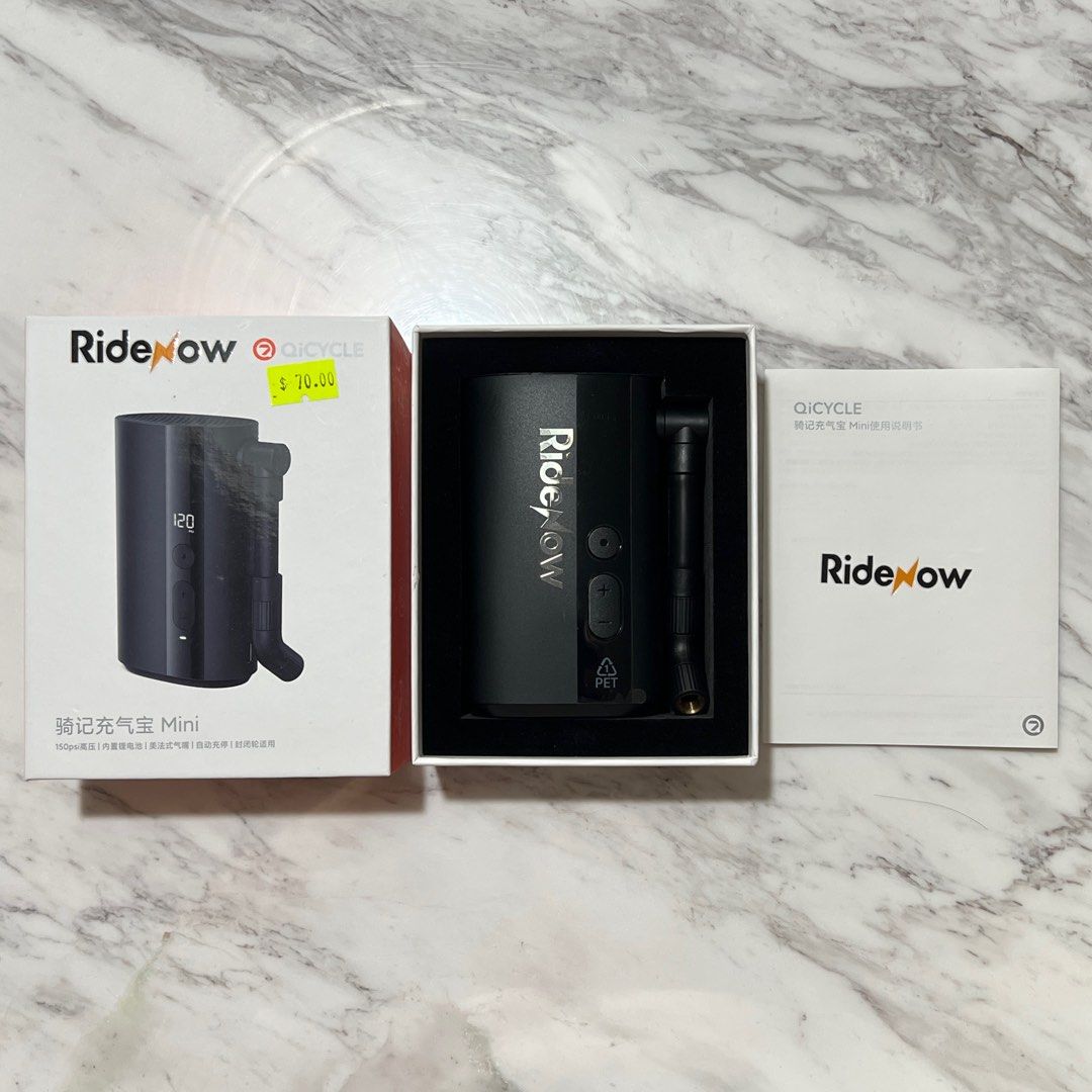 RideNow Electrical Mini Pump, Sports Equipment, Bicycles & Parts, Parts ...